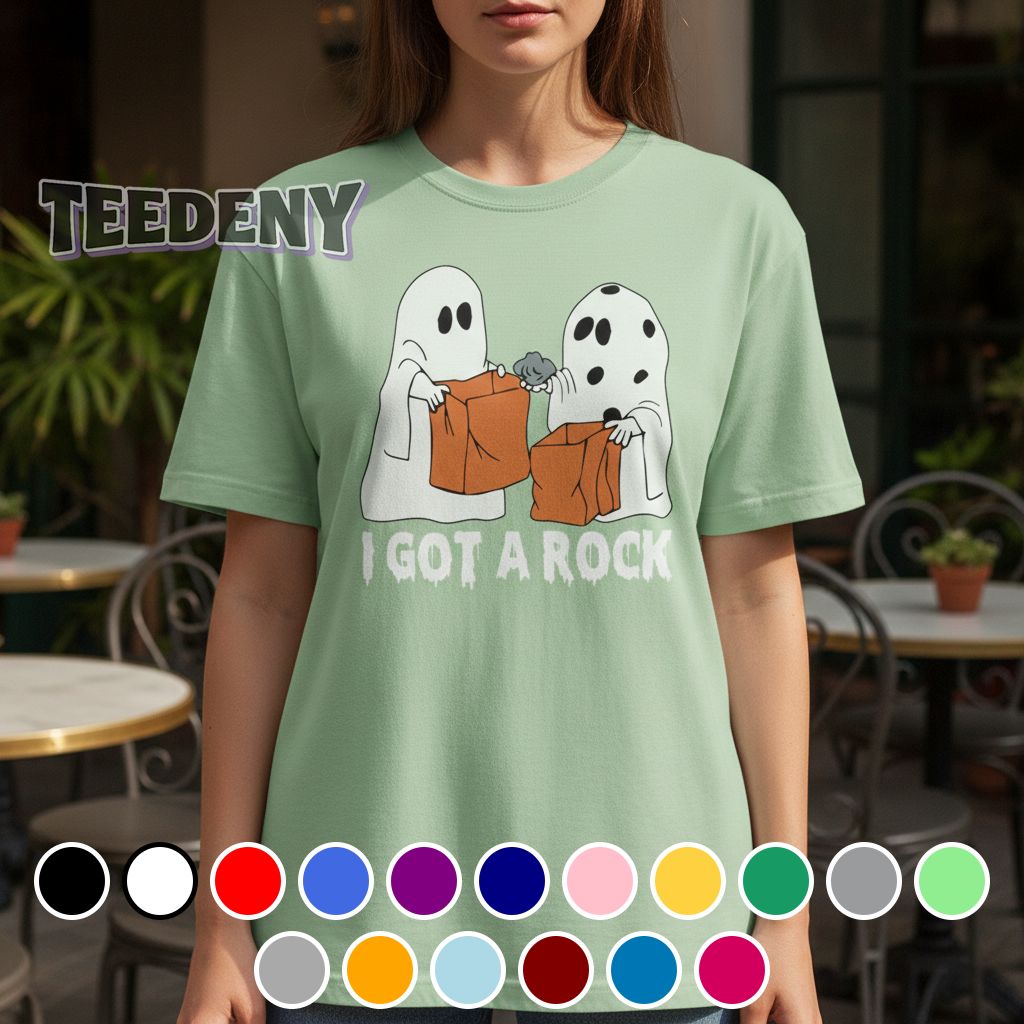 I Got A Rock Funny Ghost Halloween Trick Or Treat Shirt