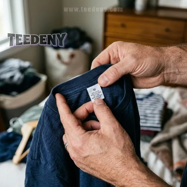 Checking Shirt Size Tag For Accurate Gift Buying