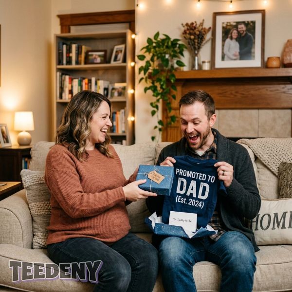 Expecting Couple Celebrating New Dad Gift