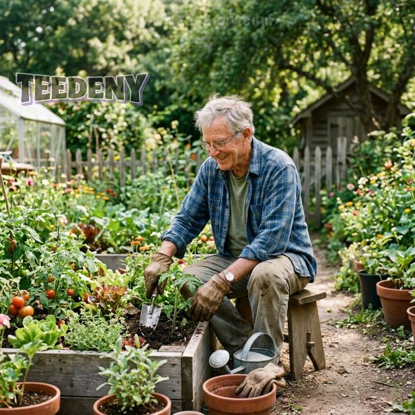 Grandpa Hobby Gift Idea Fishing Or Gardening Real Life Moment