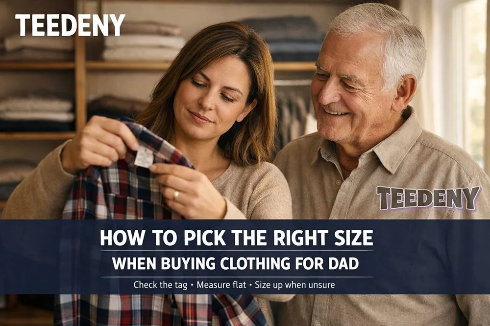 How To Pick The Correct Size When Buying Clothing For Dad
