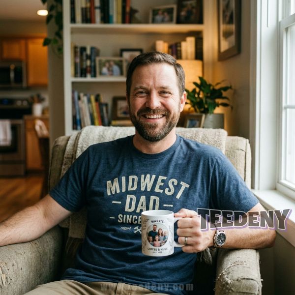 Husband Enjoying Personalized Everyday Gift At Home