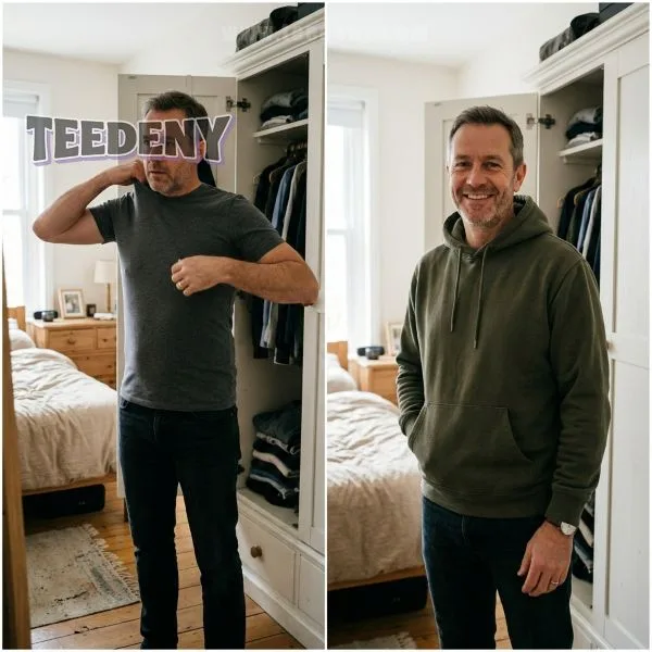 Mens T Shirt And Hoodie Fit Comparison Real Example