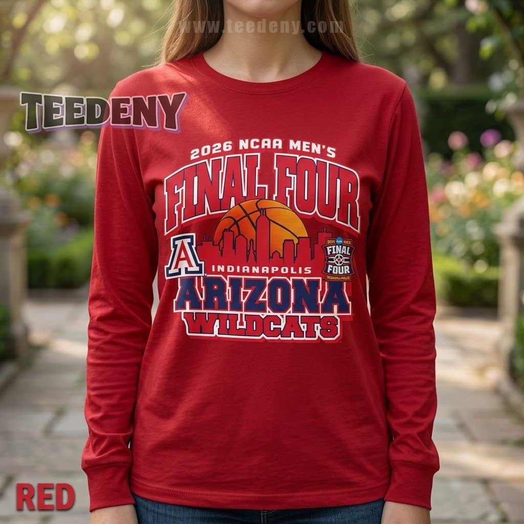Arizona Wildcats Final Four Champions 2026 March Madness Long Sleeve Arizona Wildcats Final Four Champions 2026 March Madness Long Sleeve