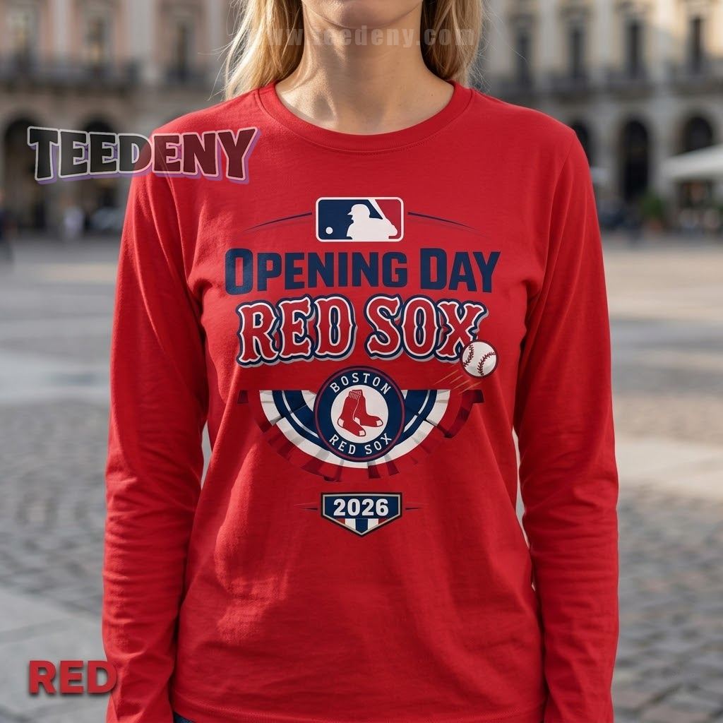 Boston Red Sox Opening Day Baseball 2026 Long Sleeve Boston Red Sox Opening Day Baseball 2026 Long Sleeve