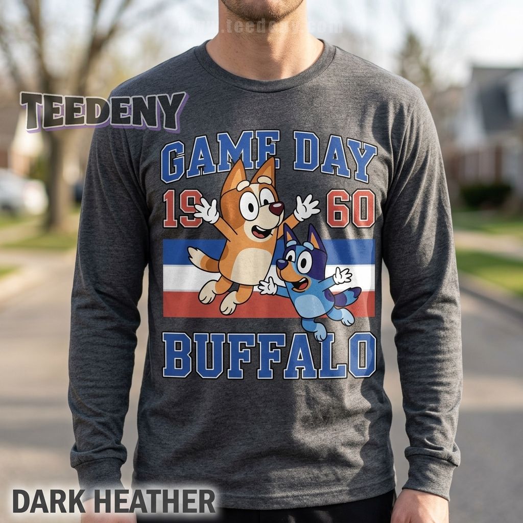 Buffalo Bills Bluey Long Sleeve 1960 Game Day Buffalo Bills Bluey Long Sleeve 1960 Game Day
