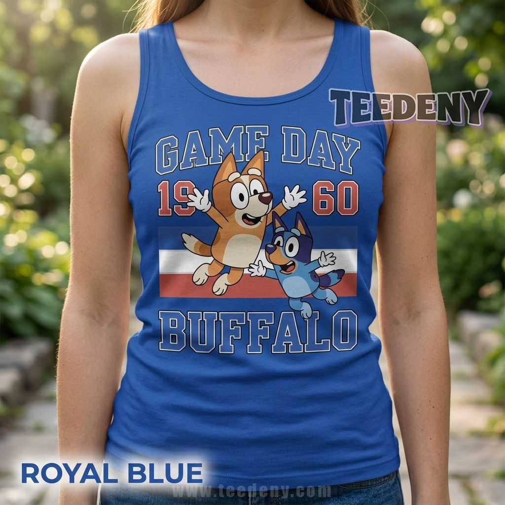 Buffalo Bills Bluey Tanktop 1960 Game Day Buffalo Bills Bluey Tanktop 1960 Game Day