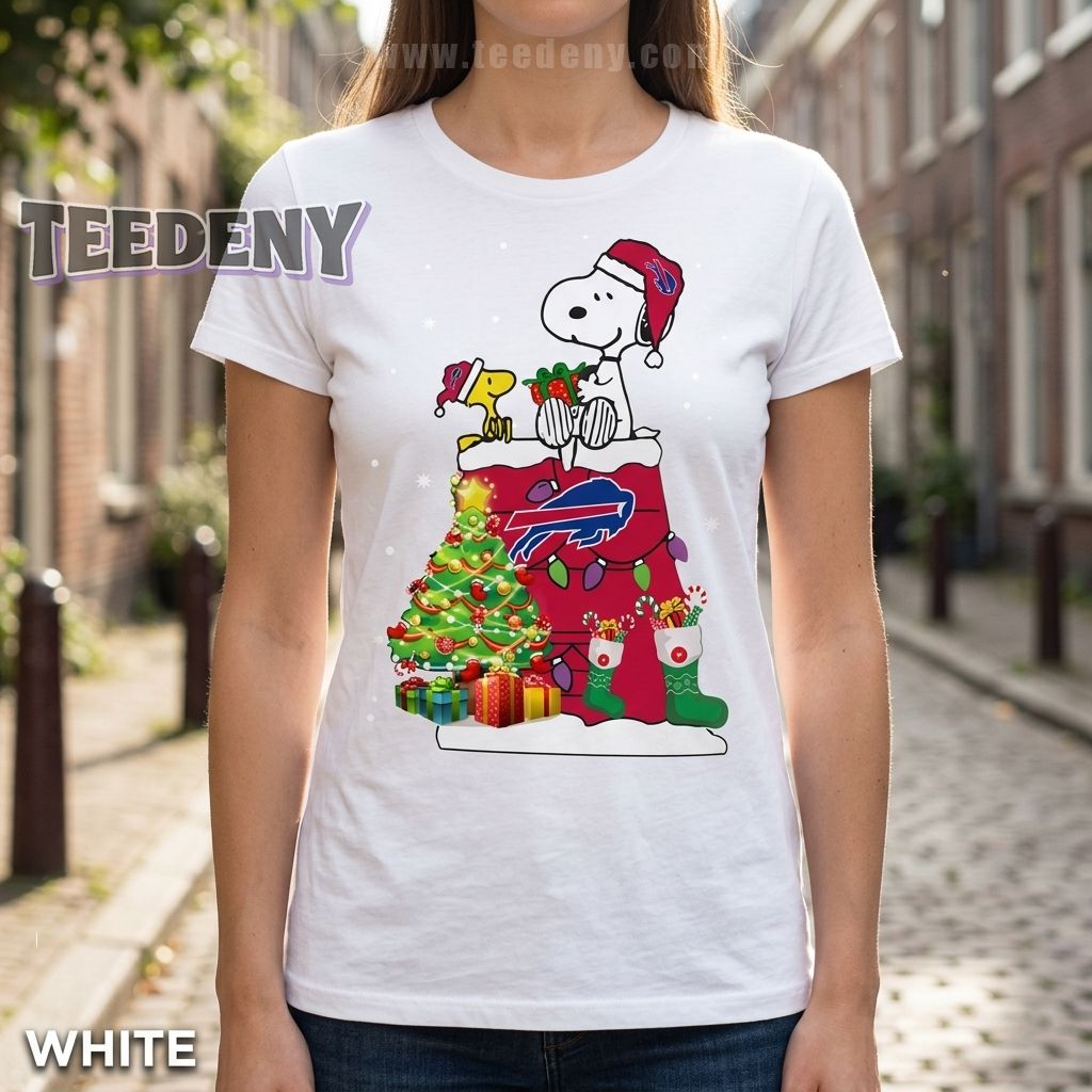 Buffalo Bills Christmas Snoopy Woodstock Holiday Shirt