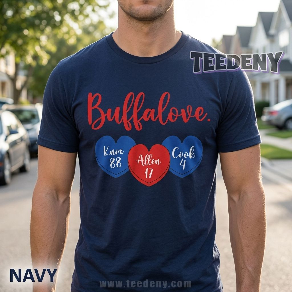 Buffalo Bills Love Shirt Romantic Gifts