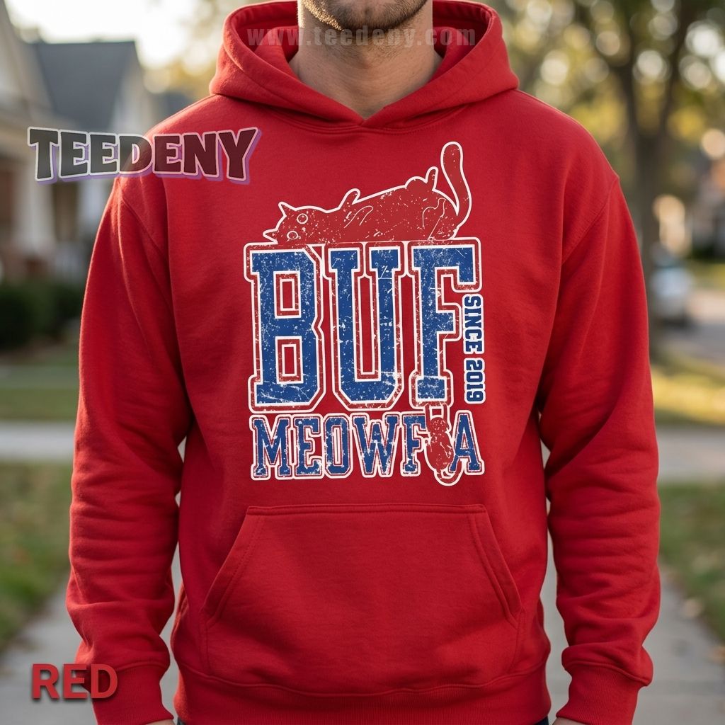 Buffalo Bills Meowfia Retro Vintage Cat Fan Hoodie Buffalo Bills Meowfia Retro Vintage Cat Fan Hoodie