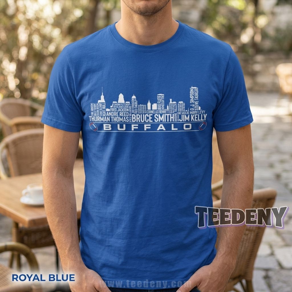 Buffalo Bills Skyline Shirt Greatest Of All Time Team