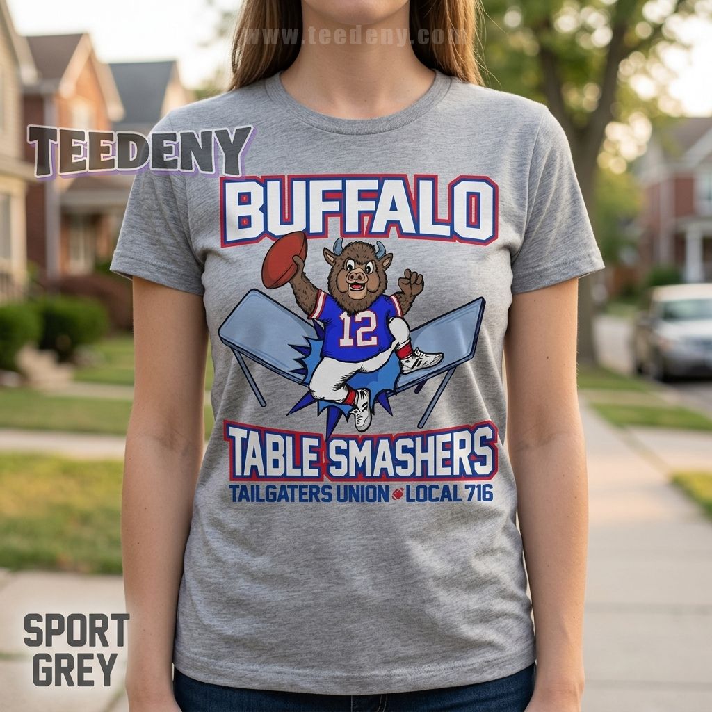 Buffalo Bills Smashing Table Shirt For Fans