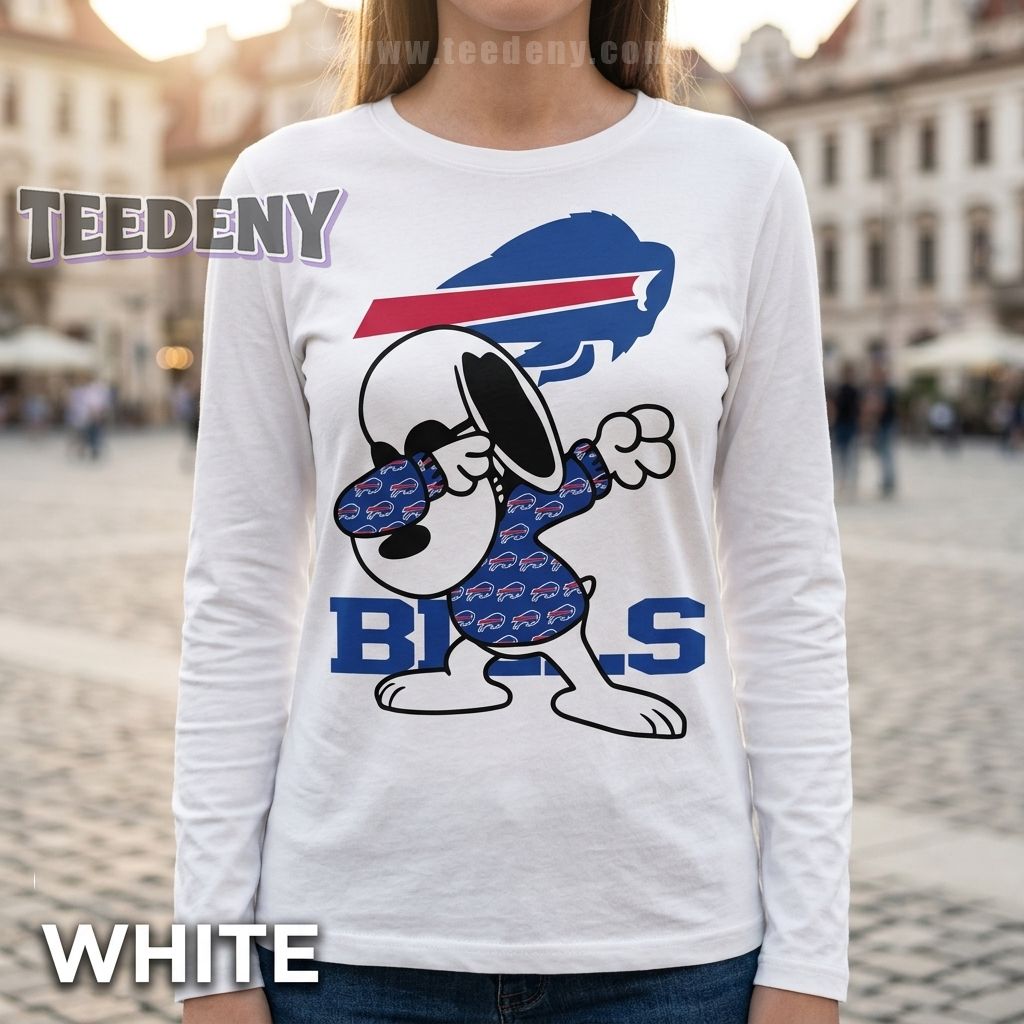Buffalo Bills Snoopy Dabbing Funny Football Fan Long Sleeve Buffalo Bills Snoopy Dabbing Funny Football Fan Long Sleeve