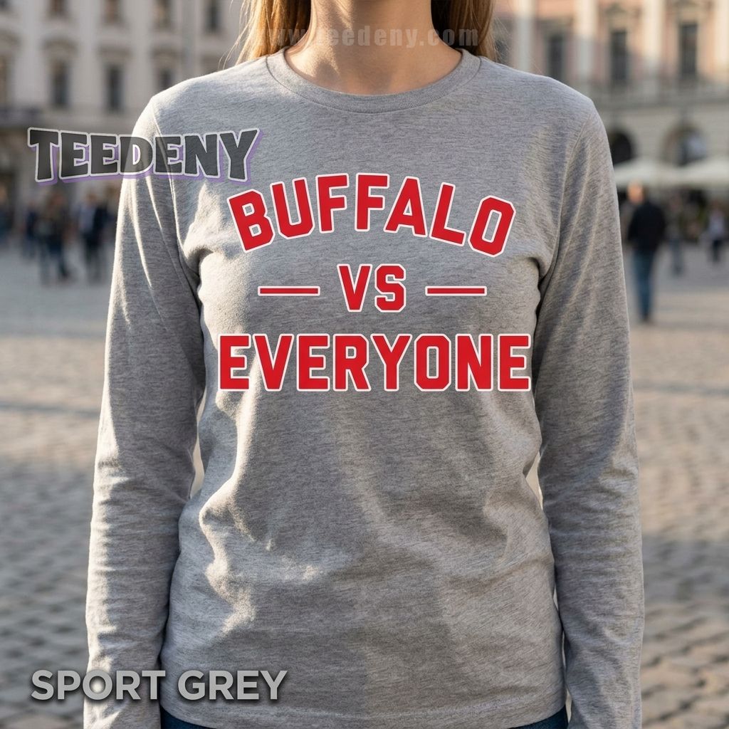Buffalo Vs Everyone Long Sleeve For Men Buffalo Vs Everyone Long Sleeve For Men