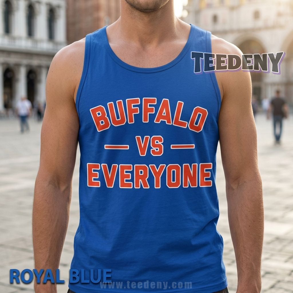 Buffalo Vs Everyone Tanktop For Men Buffalo Vs Everyone Tanktop For Men