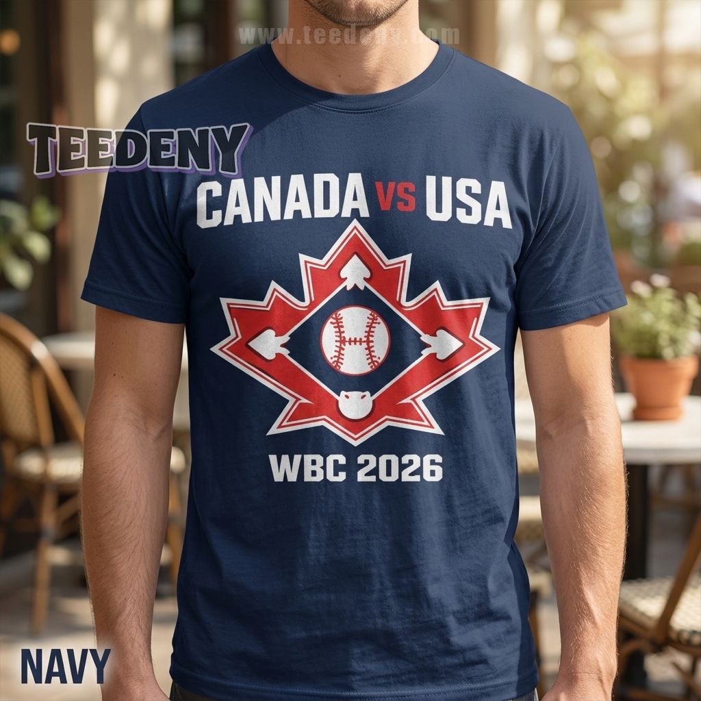 Canada Vs USA World Baseball Classic 2026 Rivalry Shirt