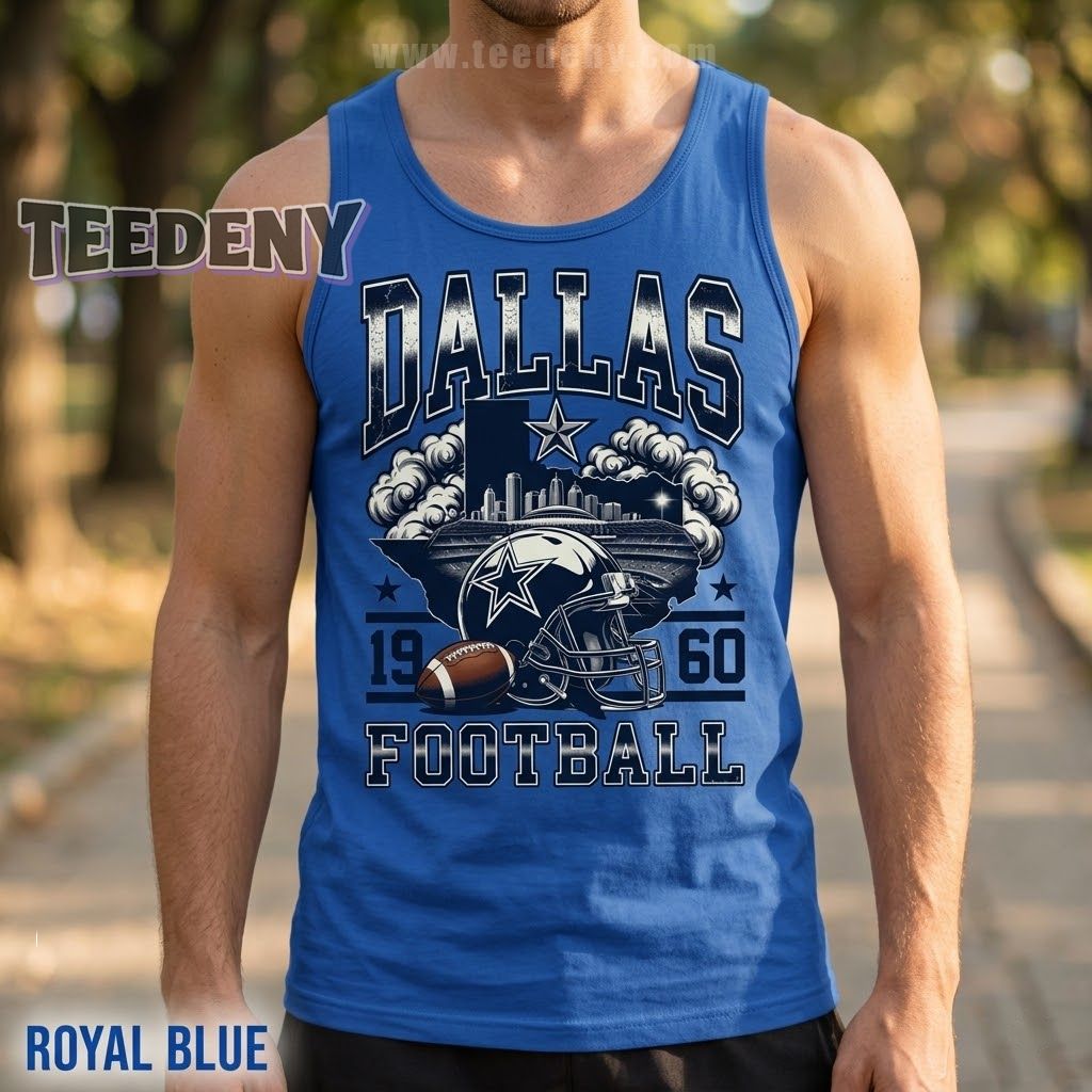 Dallas Cowboys 1960 Football Tanktop Comfort Colors Dallas Cowboys 1960 Football Tanktop Comfort Colors