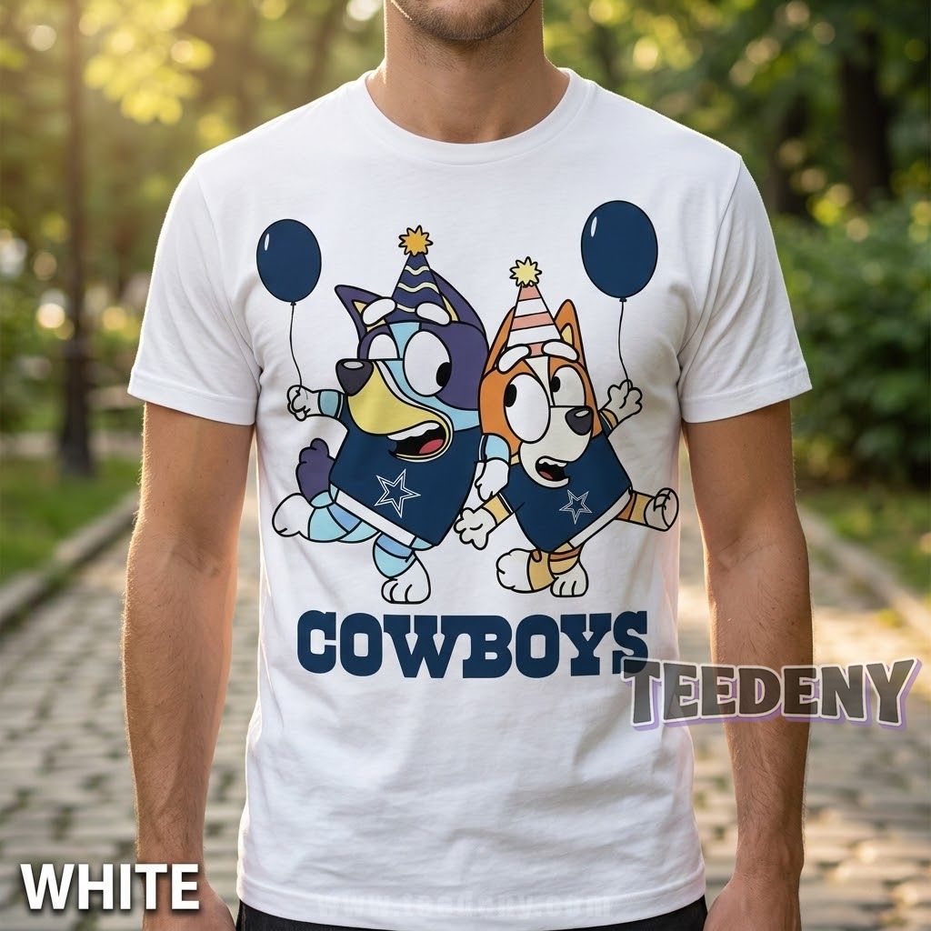 Dallas Cowboys Bluey Cute Shirt