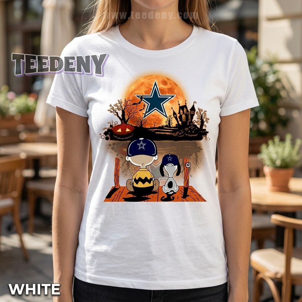 Dallas Cowboys Charlie Brown And Snoopy Halloween Shirt