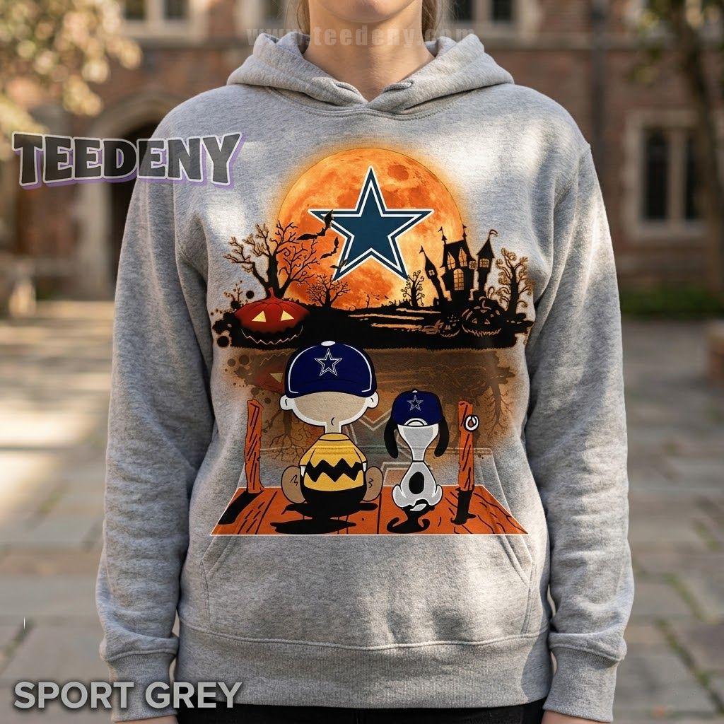 Dallas Cowboys Charlie Brown And Snoopy Halloween Hoodie Dallas Cowboys Charlie Brown And Snoopy Halloween Hoodie