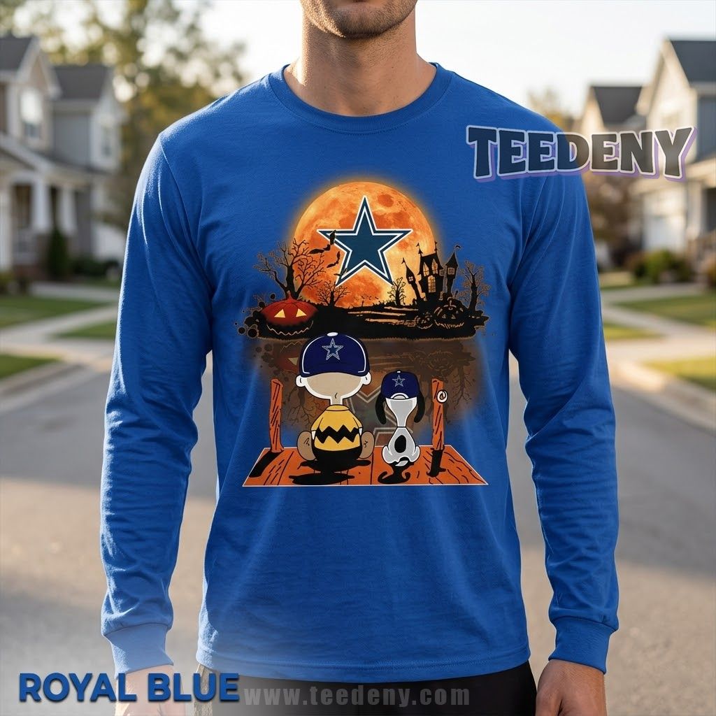 Dallas Cowboys Charlie Brown And Snoopy Halloween Long Sleeve Dallas Cowboys Charlie Brown And Snoopy Halloween Long Sleeve