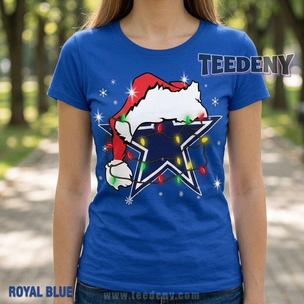 Dallas Cowboys Christmas Lights Shirt