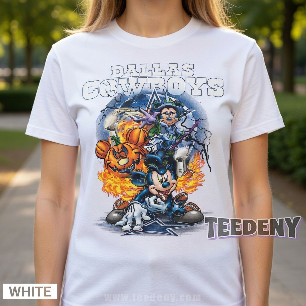 Dallas Cowboys Disney Halloween Shirt