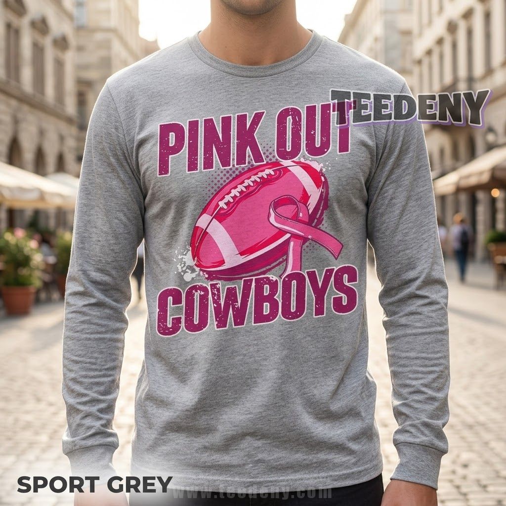 Dallas Cowboys Intercept Cancer Pink Out Long Sleeve Dallas Cowboys Intercept Cancer Pink Out Long Sleeve
