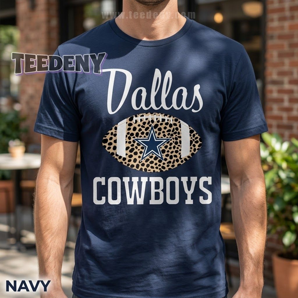 Dallas Cowboys Leopard Shirt For Teen
