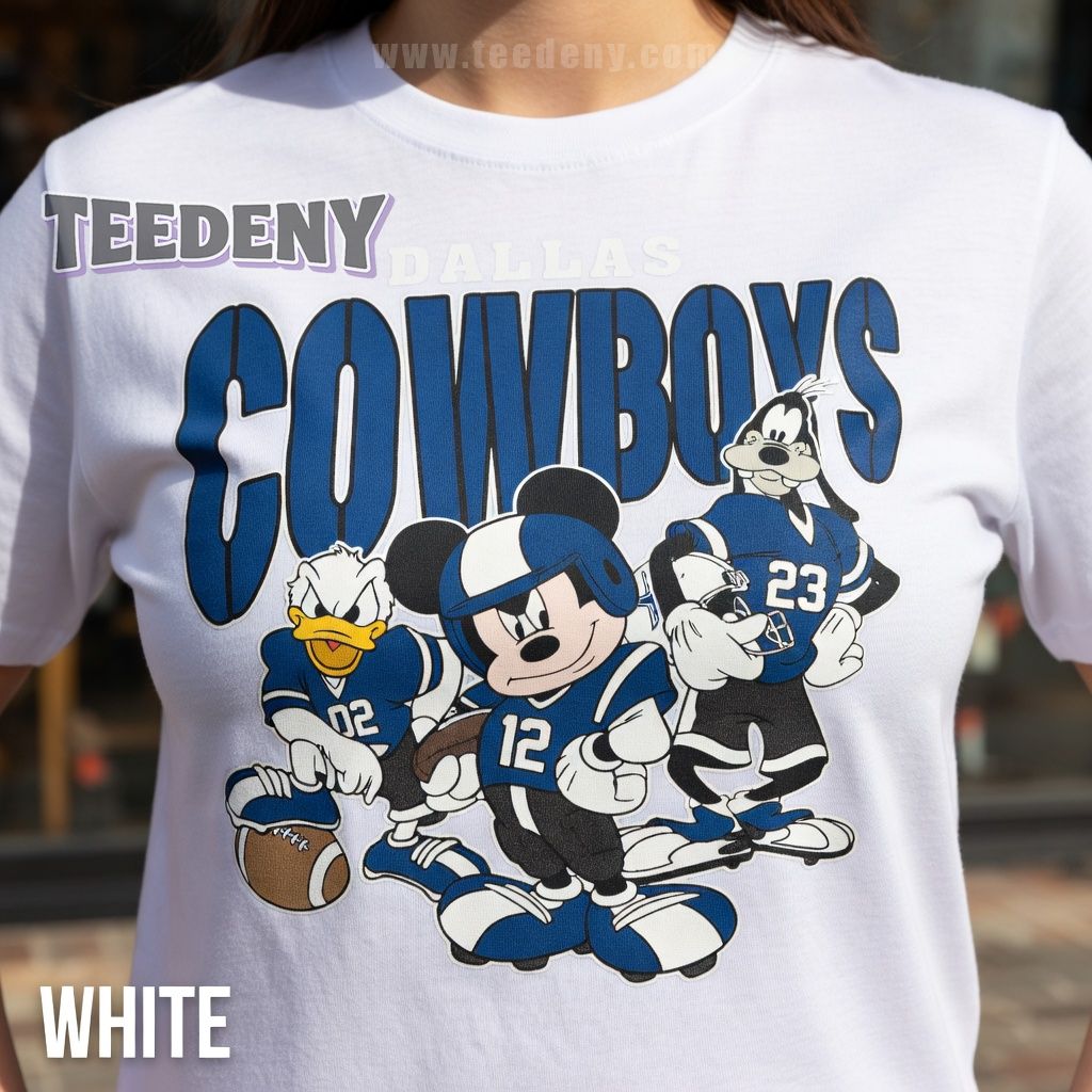Dallas Cowboys Mickey Mouse And Friends Shirt