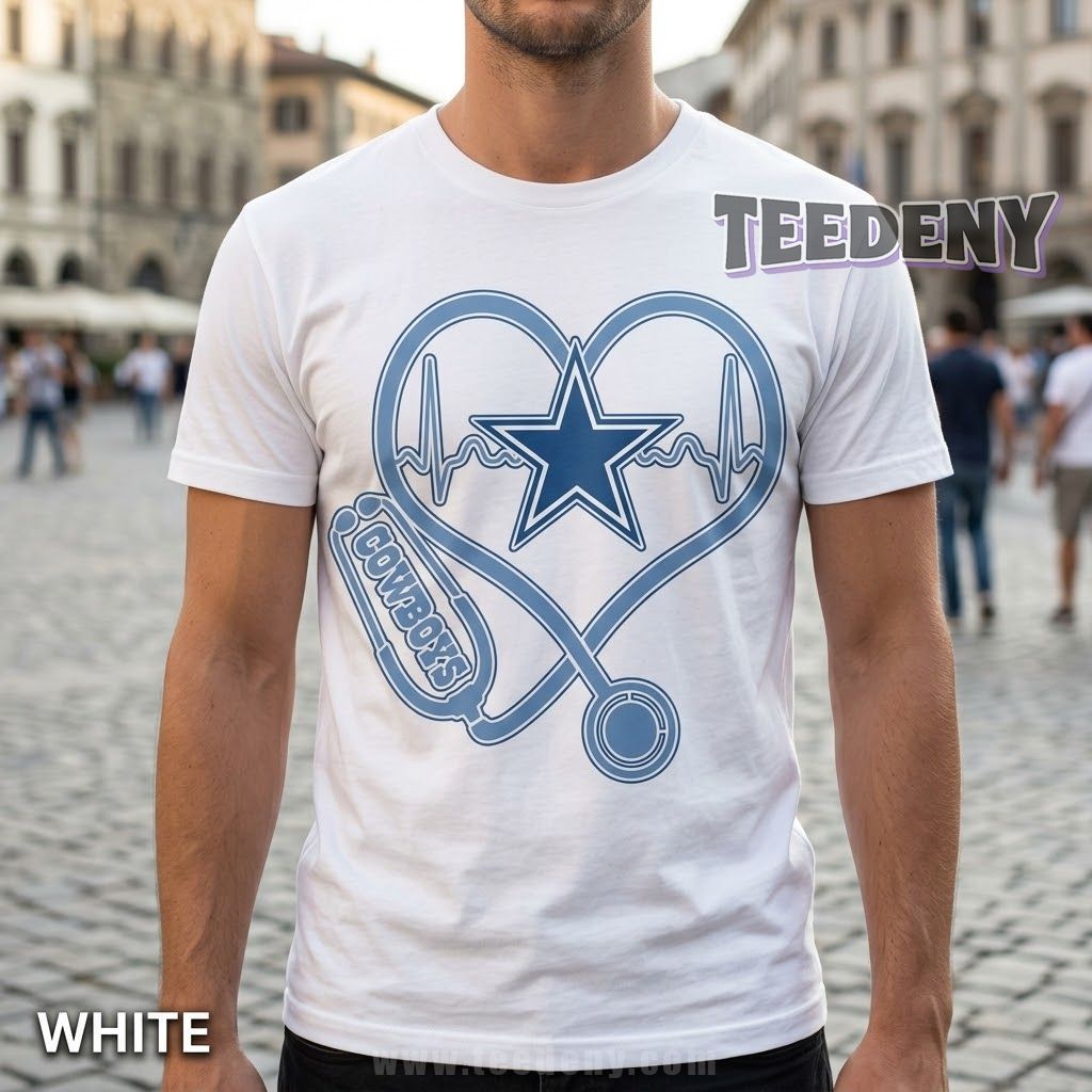 Dallas Cowboys Nurse Shirt Gift For Nurse Fan