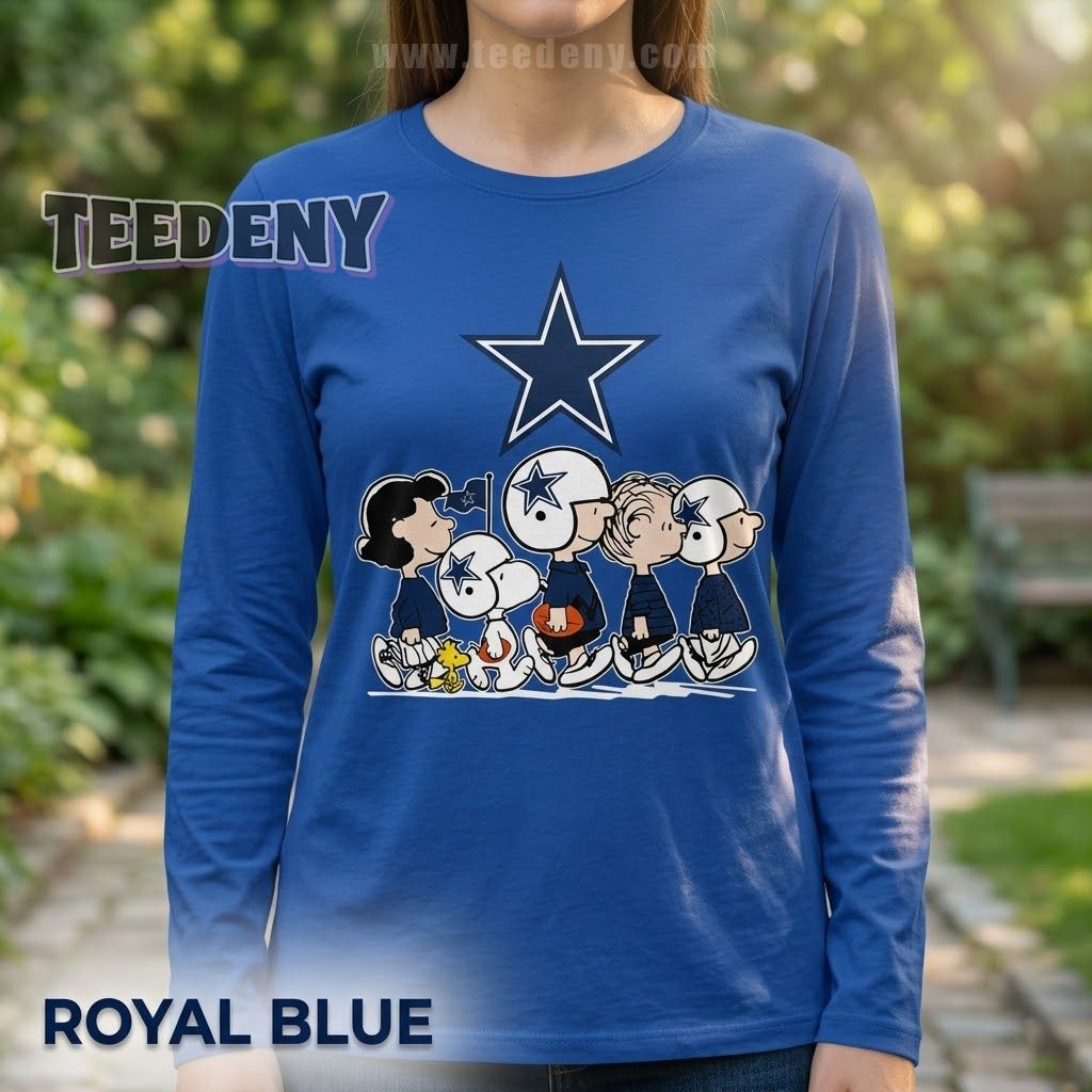 Dallas Cowboys Snoopy And Friend Long Sleeve Dallas Cowboys Snoopy And Friend Long Sleeve