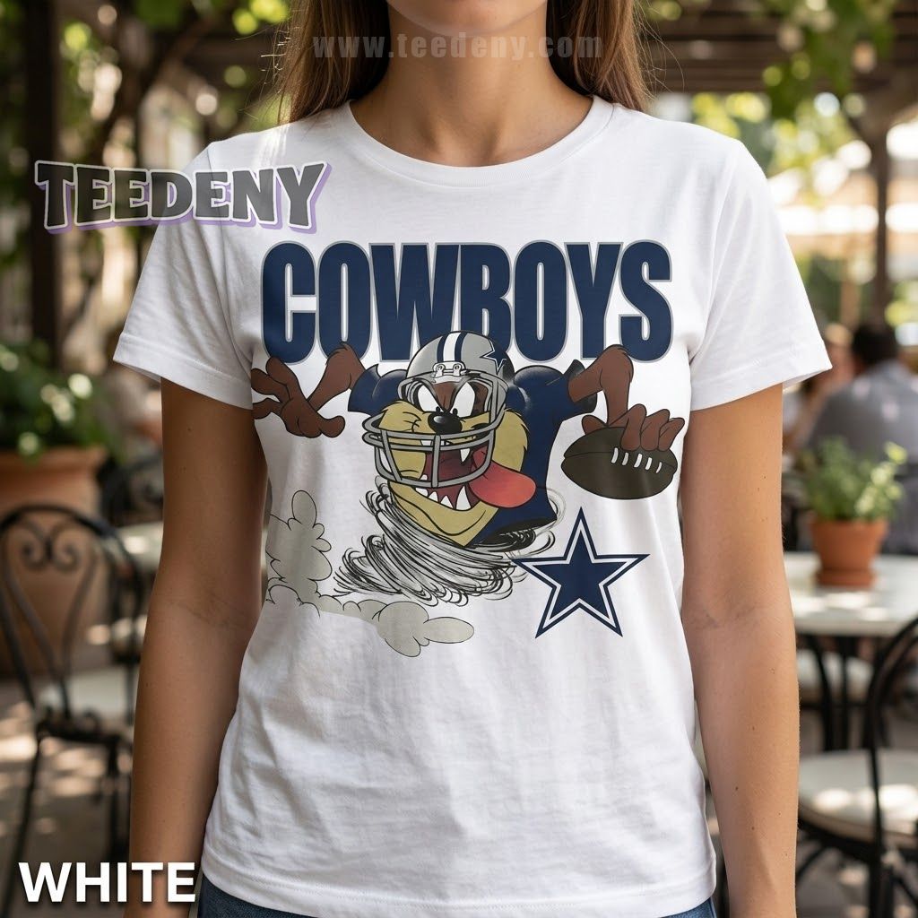 Dallas Cowboys Taz Cartoon Shirt