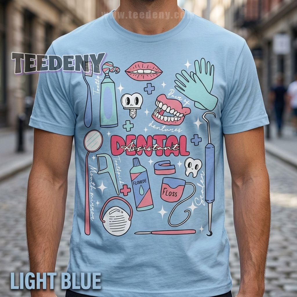 Dental Assistant Life Aesthetic Doodle Shirt