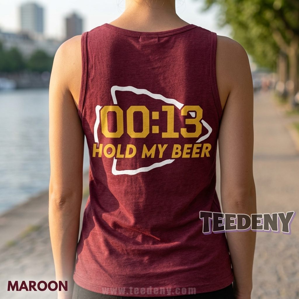 Funny 13 Seconds KC Chiefs Tanktop Hold My Beer Funny 13 Seconds KC Chiefs Tanktop Hold My Beer