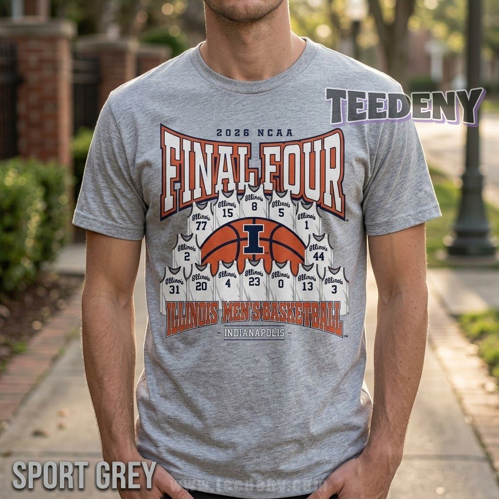 Illinois Basketball 2026 Final Four Roster Shirt