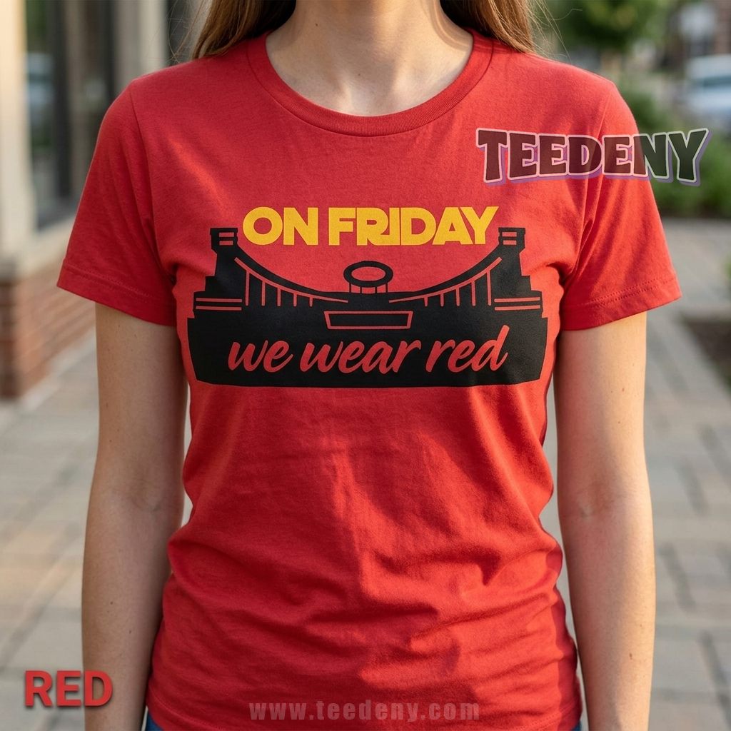 Kansas City Game Day Shirt Friday We Wear Red Fan Gift