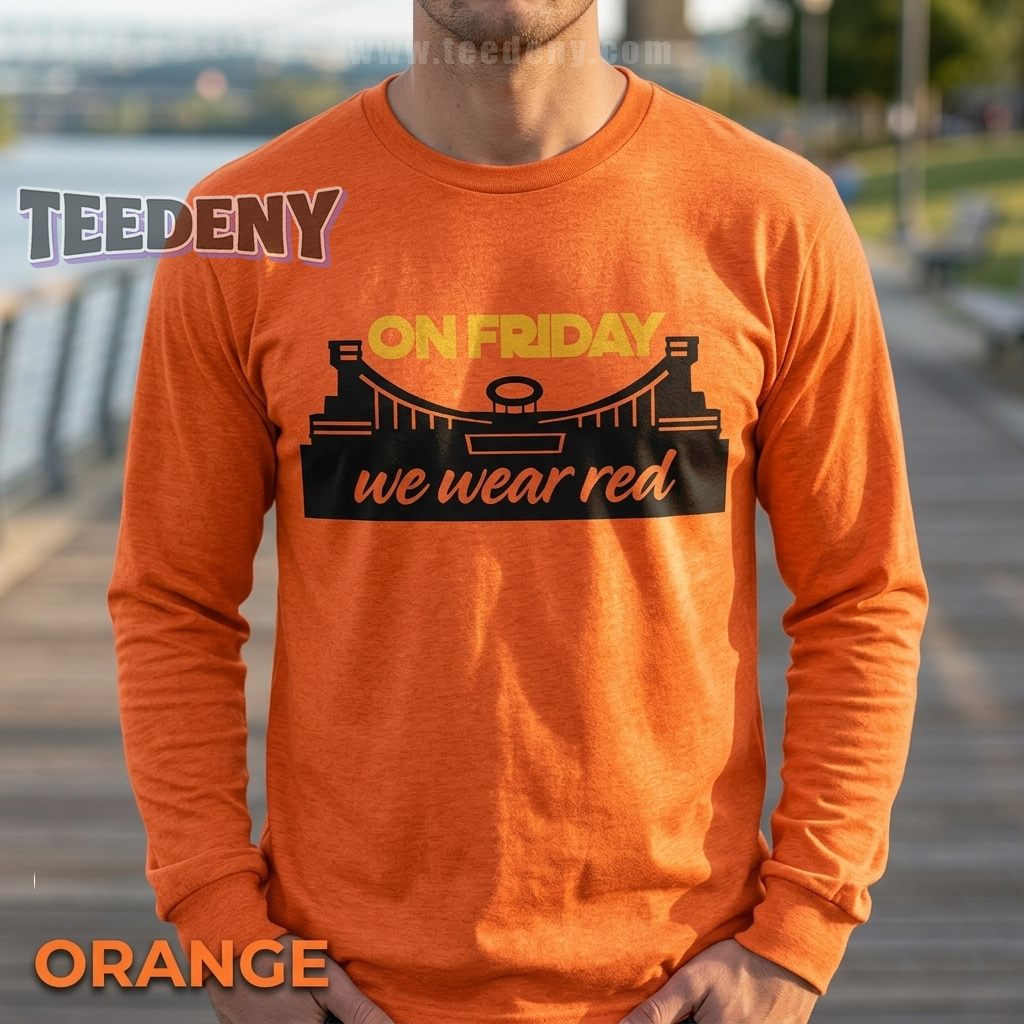 Kansas City Game Day Long Sleeve Friday We Wear Red Fan Gift Kansas City Game Day Long Sleeve Friday We Wear Red Fan Gift