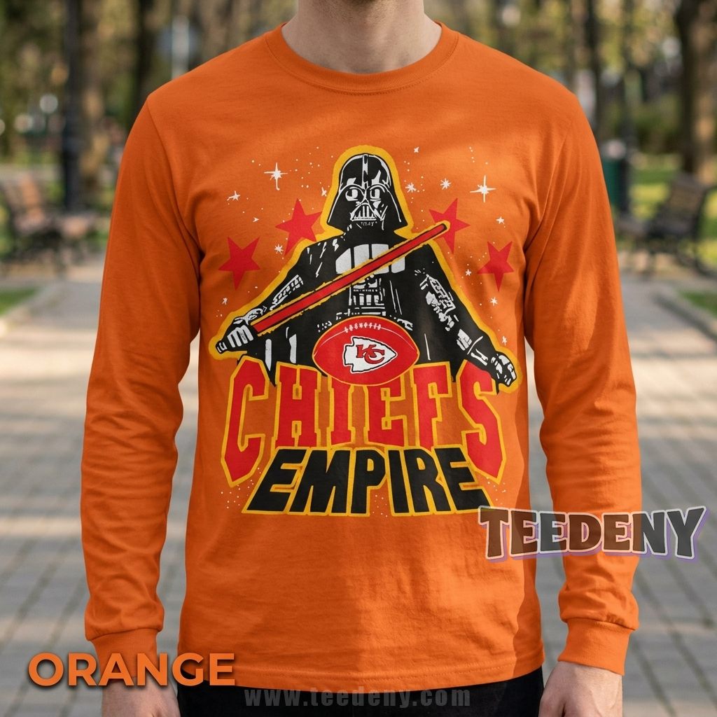 KC Chiefs Darth Vader Long Sleeve For Men KC Chiefs Darth Vader Long Sleeve For Men