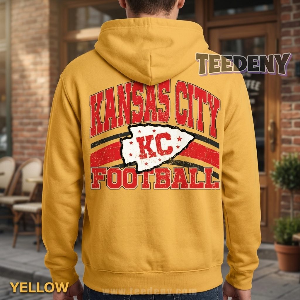 KC Chiefs Football Vintage Retro Hoodie KC Chiefs Football Vintage Retro Hoodie