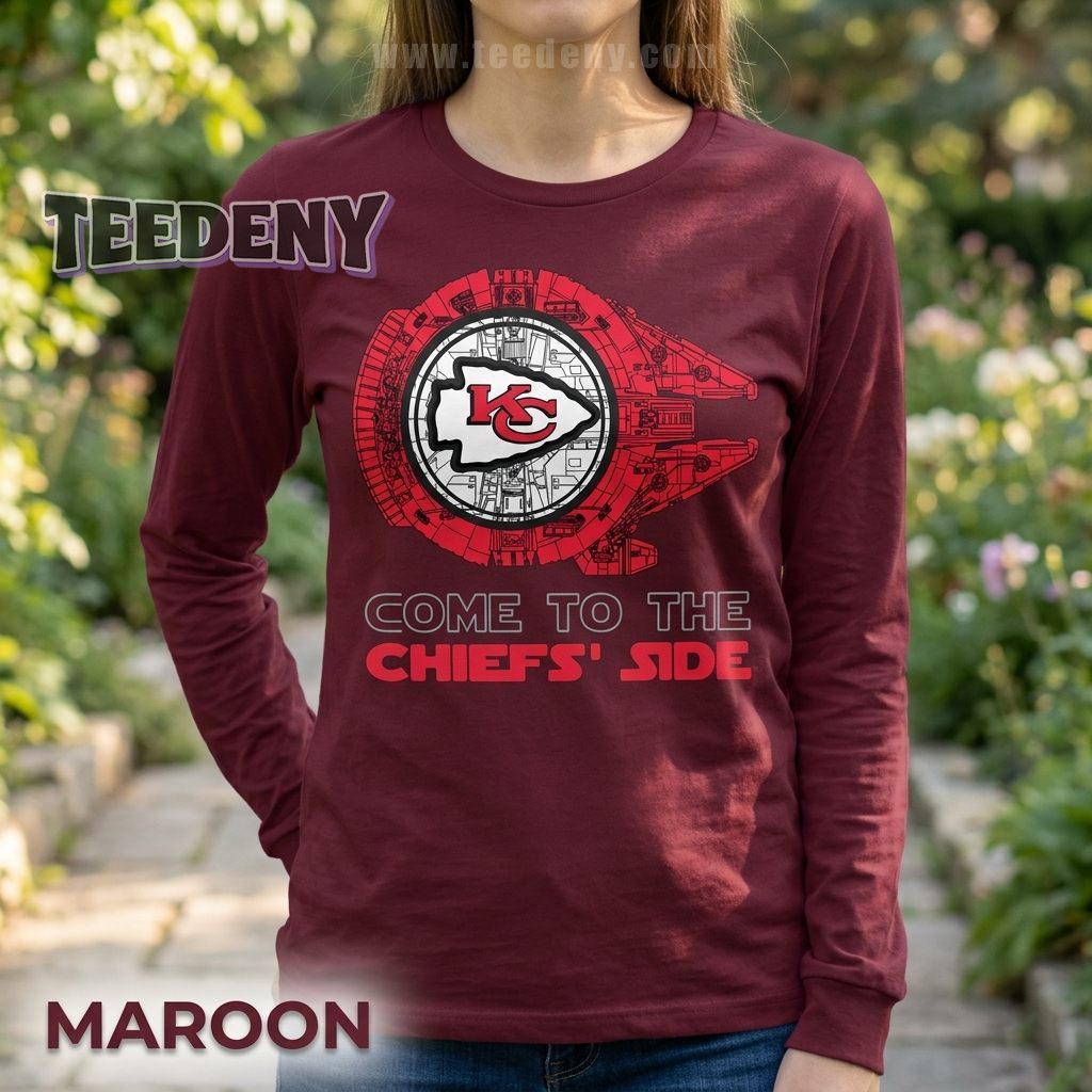 Kc Chiefs Star Wars Come To The Side Long Sleeve Kc Chiefs Star Wars Come To The Side Long Sleeve