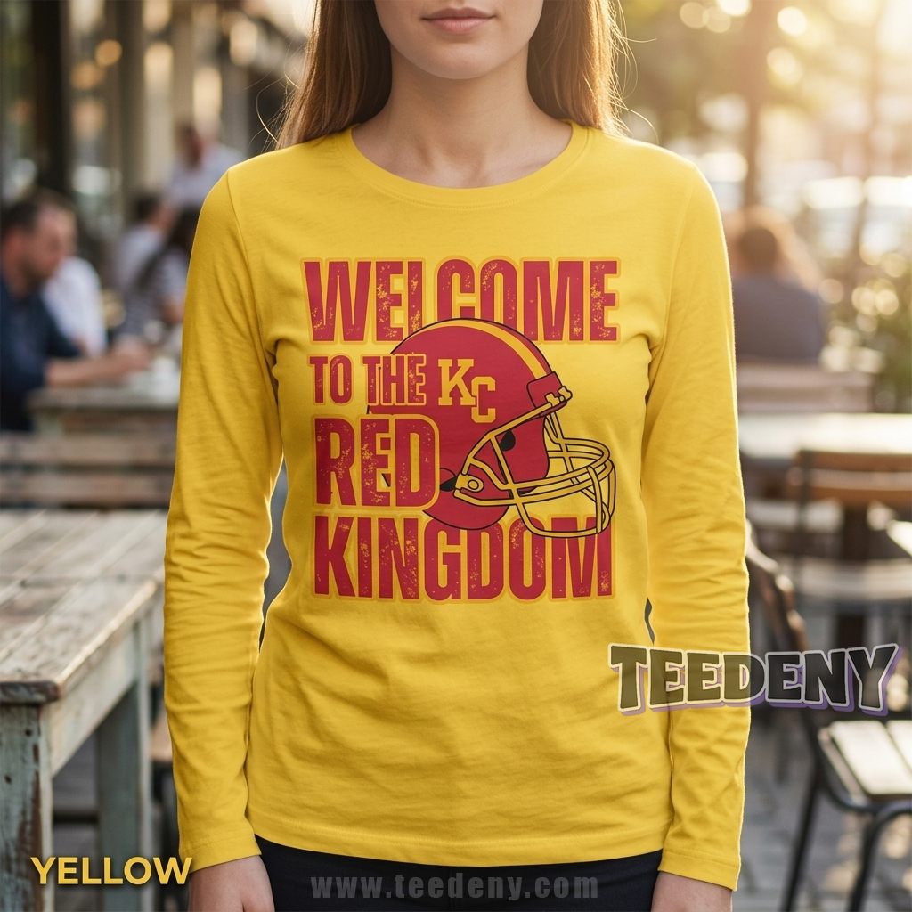 Kc Chiefs Youth Long Sleeve Welcome To The Red Kingdom Kc Chiefs Youth Long Sleeve Welcome To The Red Kingdom