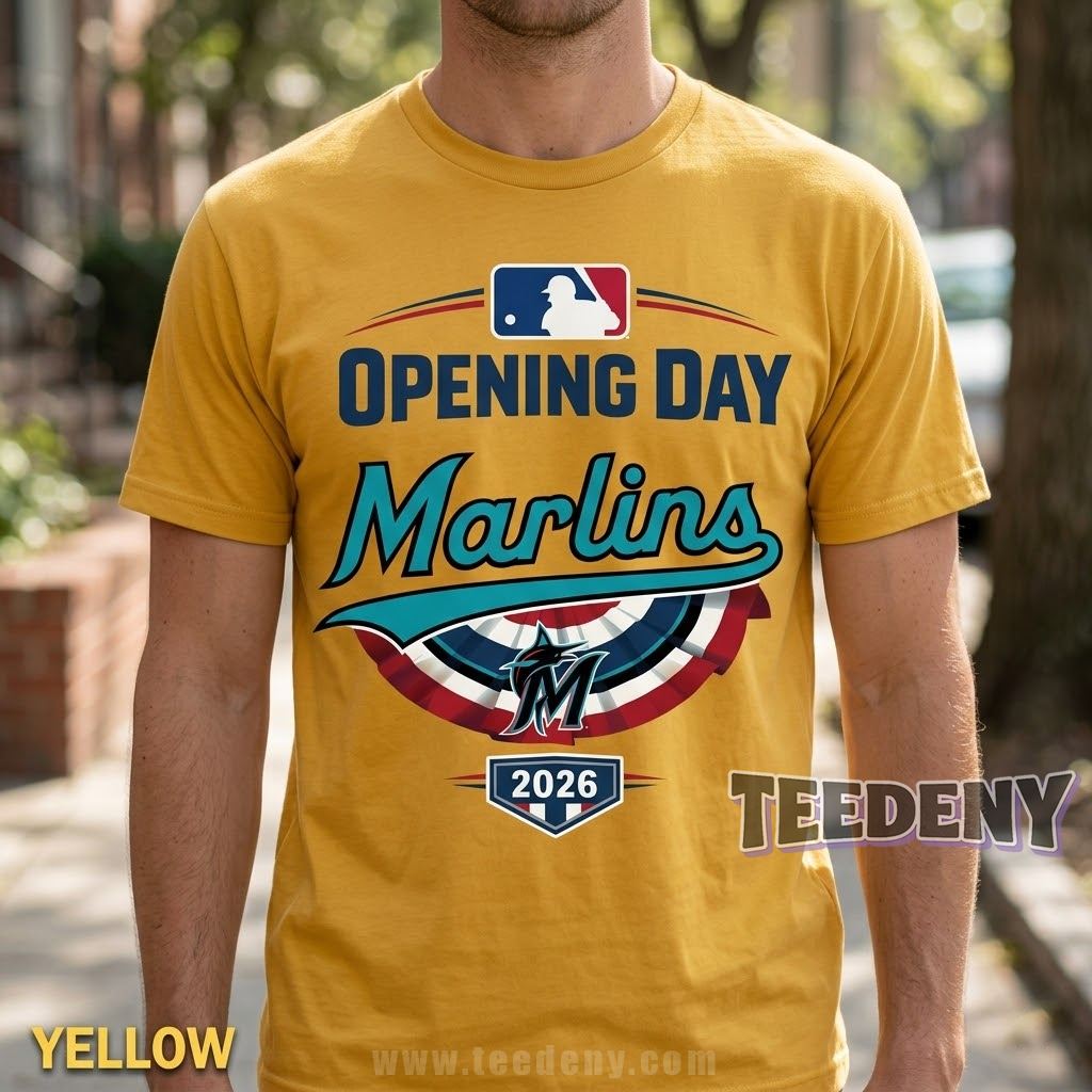 Miami Marlins Opening Day Baseball 2026 Tee