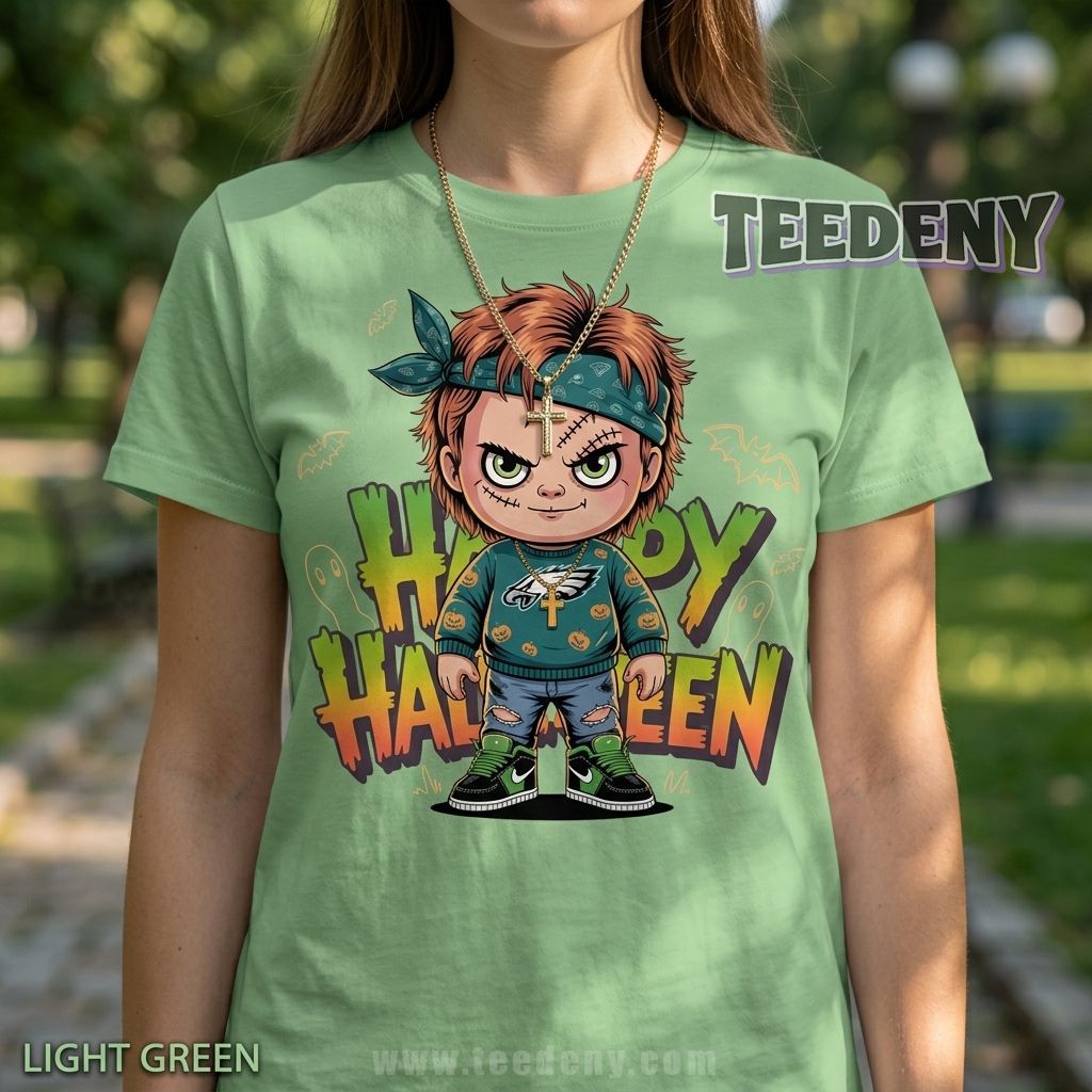 Philadelphia Eagles Chucky Horror Shirt Killer Fan Halloween