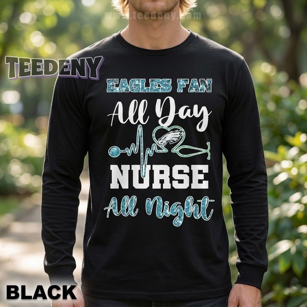 Philadelphia Eagles Nurse Long Sleeve Football Nurse Gifts Philadelphia Eagles Nurse Long Sleeve Football Nurse Gifts