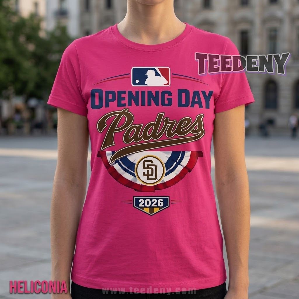 San Diego Padres Opening Day 2026 T-Shirt