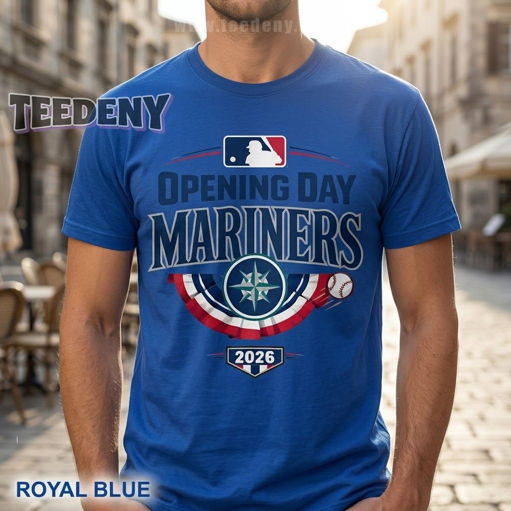 Seattle Mariners Opening Day Baseball 2026 Tee