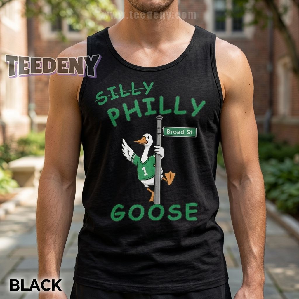 Silly Goose Philly Goose Tanktop Funny Football Clothing Silly Goose Philly Goose Tanktop Funny Football Clothing