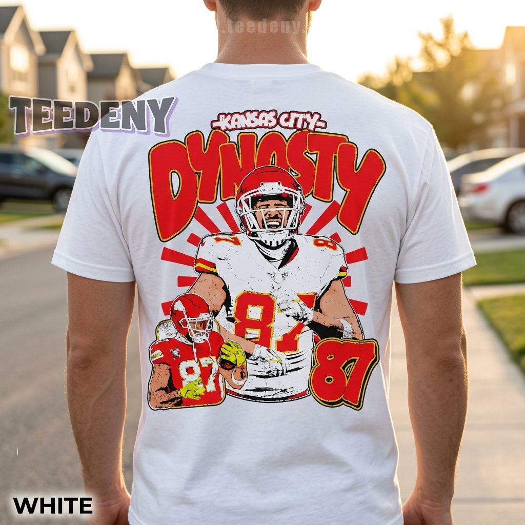 Travis Kelce Kansas City Football Dynasty Retro Shirt