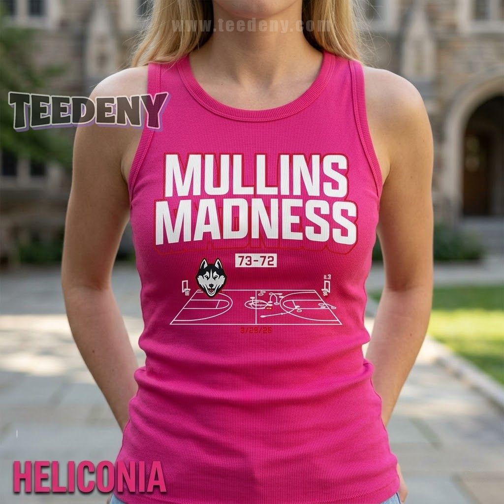 UConn 73-72 Duke Mullins Madness Shot Diagram 2026 Tanktop UConn 73-72 Duke Mullins Madness Shot Diagram 2026 Tanktop